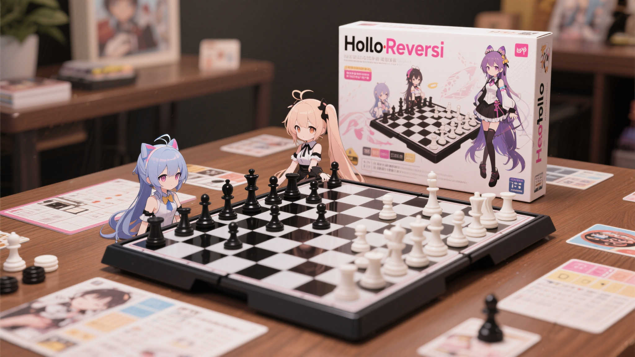 结合Hololive特色的创新黑白棋游戏〈holoReversi〉