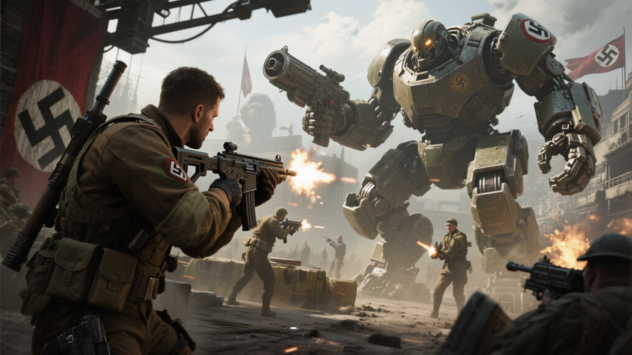 毁灭战士:黑暗时代》过瘾吗?试试这些同样热血沸腾的游戏! 另一款值得关注的FPS佳作是《德军总部: