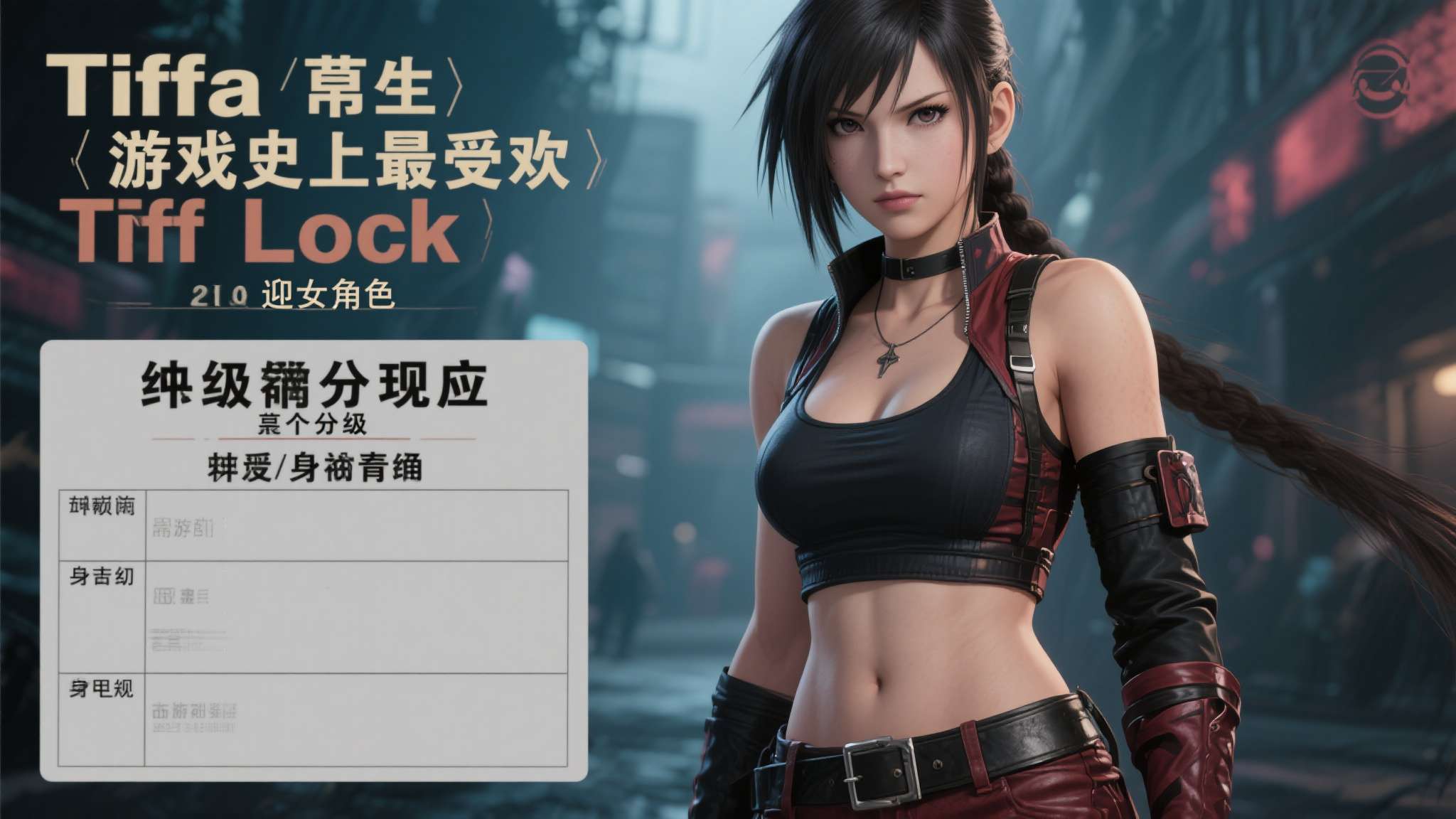最终幻想7重制版蒂法去掉衣服 要知道,游戏中的女主角蒂法(Tifa Lockhart)以其极具视觉冲击力的外形